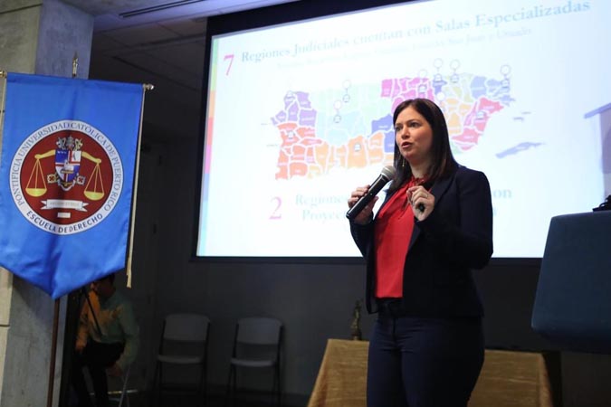 Jueza Presidenta Oronoz Rodríguez ofrece conferencia magistral: “Respuesta de la Rama Judicial a la Violencia de Género en Puerto Rico»